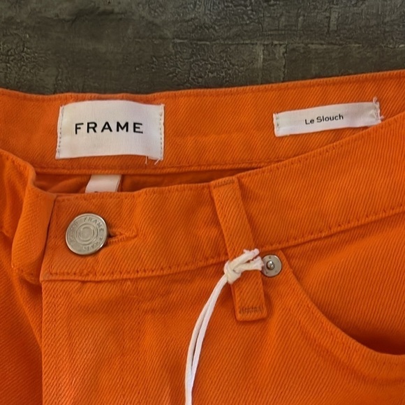 FRAME
Le Slouch High Waist Straight Leg Jeans -
Orange Crush - Picture 7 of 14